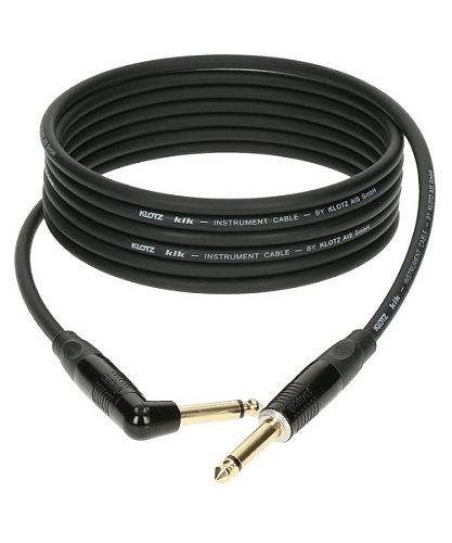 Klotz KIKKG3.0PRRT KIK Кабель инструментальный, 3 м, прямой/угловой коннекторы