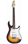 Фото:Peavey Raptor Plus SSH Sunburst Электрогитара 22 лада, санберст