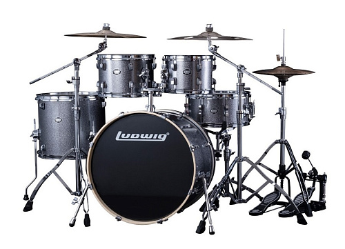 Ludwig LEE52204 Element Барабанная установка, серебристая, 2 коробки