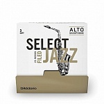 Фото:Rico RSF01ASX3S-B25 Select Jazz Трости для саксофона альт, размер 3, мягкие (Soft), 25шт