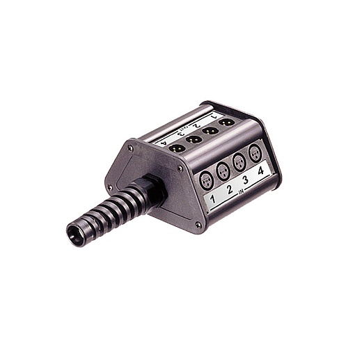 Neutrik NSB1A-8/4 Распределительная коробка 8 XLR female входов, 4 XLR male выхода