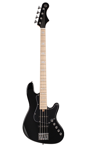 Cort NJS4-BK Elrick NJS Series Бас-гитара, черная, с чехлом