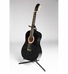 Фото:MiLena-Music AM1-BK Акустическая гитара, матовая, черная