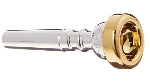 Vincent Bach 3515BGR Мундштук для трубы, размер 5B, серебро/золото