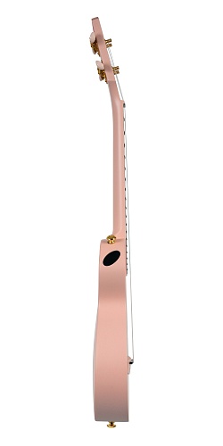 Cascha HH-2288 Carbon Fibre Укулеле концертный, с чехлом, розовый, углеволокно