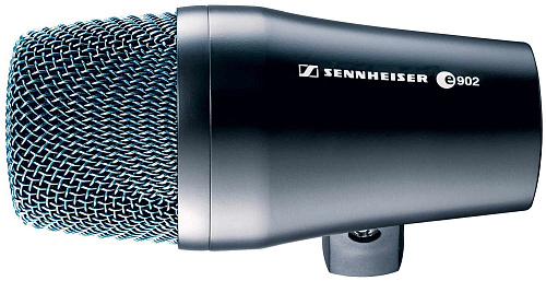 Sennheiser E902  Динамический микрофон для  бас-барабана, бас-гитарных кабинетов, тубы