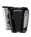 Фото:Aurus JH2006-BLACK Аккордеон 37/80/7/2, черный, с футляром