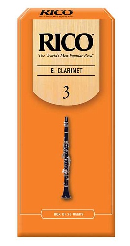 Rico RBA2530  Трости для кларнета Eb, размер 3.0, 25шт