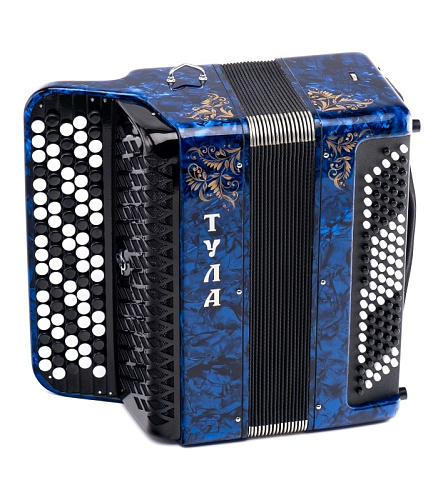 Тульская Гармонь BN-37-BL Баян ученический двухголосный "Тула-209", 92/55х100-II, синий