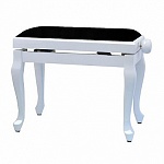 Фото:GEWA Deluxe Classic White Matt Банкетка для пианино
