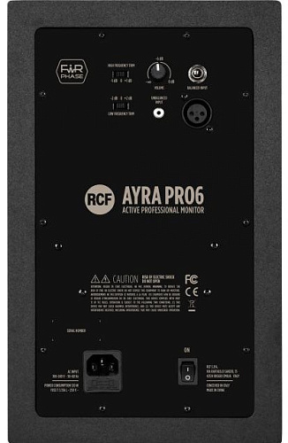 RCF Ayra PRO 6 Активный студийный двухполосный монитор 6,5"+1"