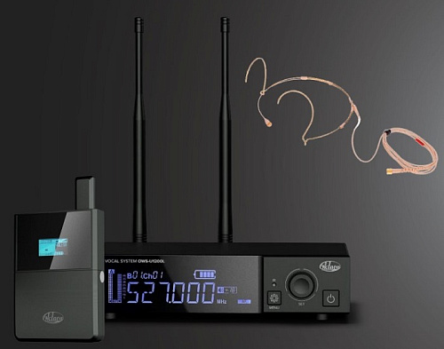 Октава OWS-U1200D01+ Беспроводная система с головным микрофоном и кейсом