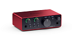 Фото:Focusrite Scarlett-Solo-4th-gen Scarlett Solo 4th gen Аудиоинтерфейс USB, 2 входа-2 выхода