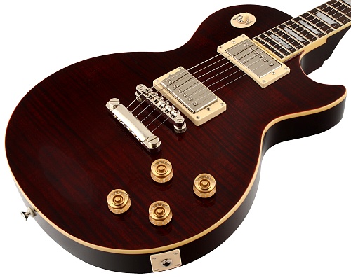 EPIPHONE Les Paul 'TRIBUTE' Plus Outfit (Gibson '57 Classics & Series/Par.) BlackCherry Электрогитара