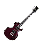 Фото:Dean TB DLX SC  электрогитара типа "Les Paul", цвет вишневый