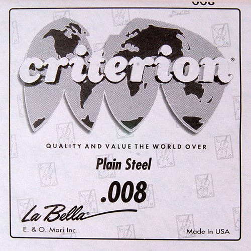 La Bella CPS008 Отдельная 1-я струна, сталь, 008***