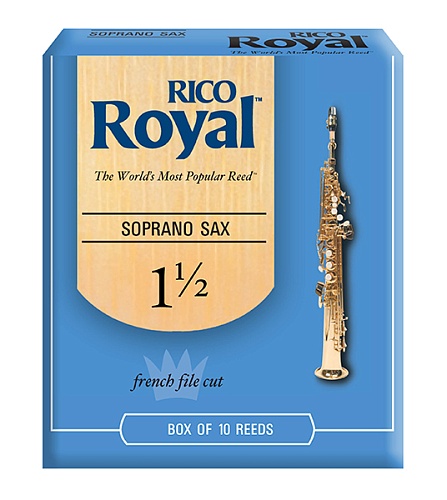 Rico RIB1015 Rico Royal Tрости для саксофона сопрано, размер 1.5, 10 штук