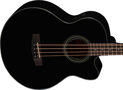 Cort SJB5F BK W BAG Электроакустическая бас-гитара