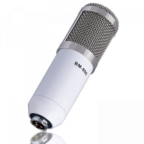 FZONE BM-800 WH Микрофон профессиональный студийный с большой мембраной