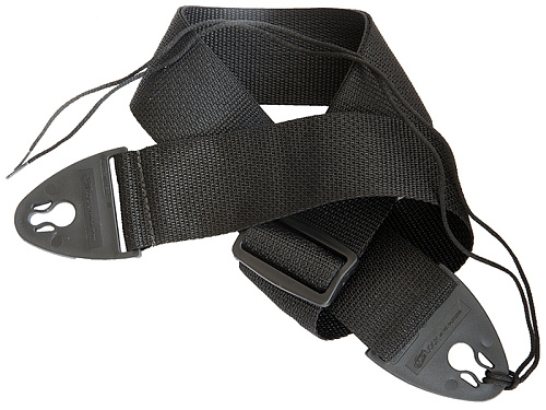 D'Andrea 1355BLK Polyweb Ace-Lock Ремень для гитары, черный