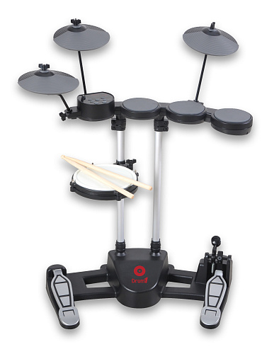 Hitman Drum 1 Детская электронная ударная установка. В комплекте: стул барабанщика, наушники