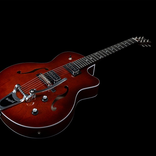 Godin 5th Ave Uptown T-Armond Havana Burst Электрогитара арктоп, с футляром