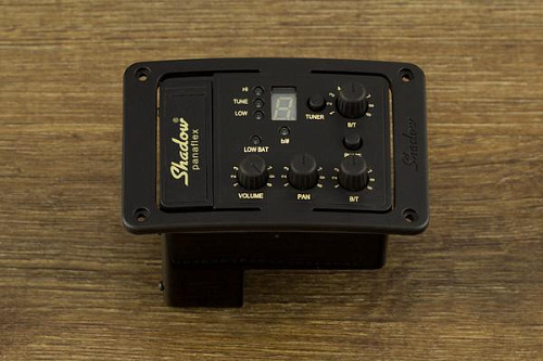 SH4012C PanaFlex Звукосниматель и предусилитель для классической гитары, 6 датчиков, Shadow