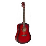Фото:Beaumont DG80 RDS  Акустическая гитара, корпус дредноут, цвет red sunburst , матовый