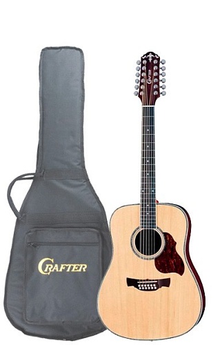 CRAFTER D-8-12/N Акустическая гитара 12-струнная с чехлом