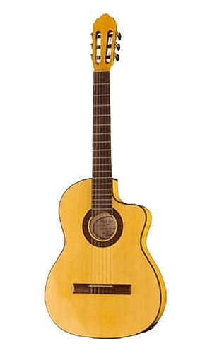 Hora N1105CTW Flamenco CTW Классическая гитара 4/4, с вырезом и звукоснимателем