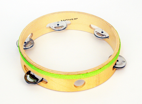 Fleet FLT-TH8-5C Тамбурин с 5 бубенцами и прозрачной мембраной, 8 дюймов