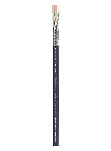 Sommer Cable 580-0401 SC-Mercator CAT.6A PVC Highflex Blk Кабель сетевой витая пара, 100 м