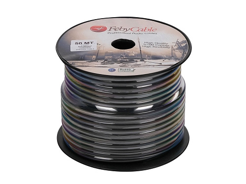 Feby Cable FC225BK-100 Кабель акустический, черный, 100 м
