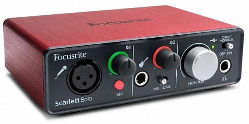 FOCUSRITE Scarlett Solo 2nd Gen USB аудиоинтерфейс