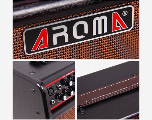Aroma TM-30A Портативный усилитель акустической гитары