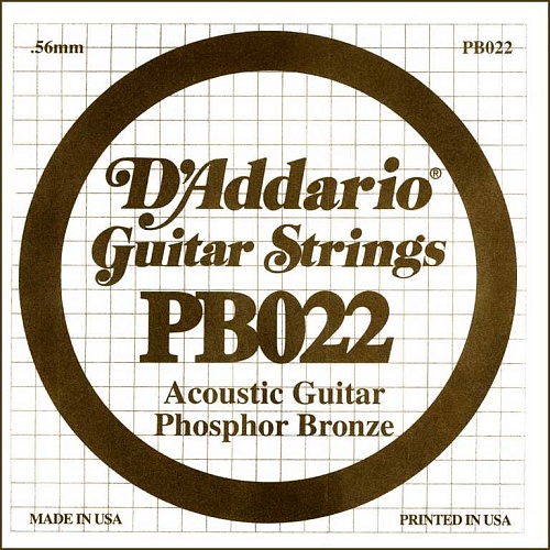 D'Addario PB022 Phosphor Bronze     ,  , .022