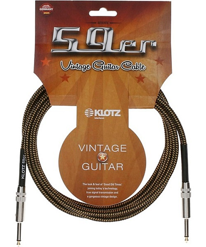 Klotz VIN-0450 59 Vintage Кабель инструментальный, 4,5 м