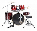 Фото:PEAVEY Peavey PV 5PC Drum Set - Wine Red Барабанная установка