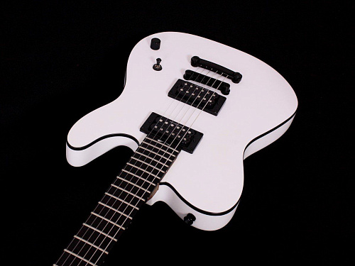 Charvel PM SD2 HH JOE D STN WHT Электрогитара именная Joe Duplantier