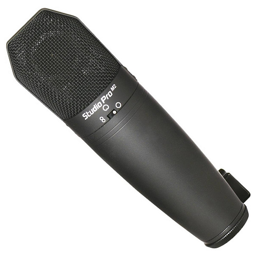 Peavey Studio Pro M2 Конденсаторный студийный микрофон с регулируемой направленностью, жесткий кейс