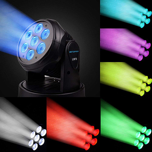 Big Dipper LM70S Моторизированный светодиодный мини-прожектор, 7*8 Вт