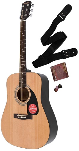 FENDER FA-115 Dread Pack V2 Nat NRW Комплект: акустическая гитара, аксессуары