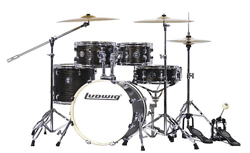 Ludwig LC196-1 Accent Pro Барабанная установка, черная, 2 коробки