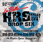 Фото:La Bella HRS-D2 Комплект струн для электрогитары 010-070