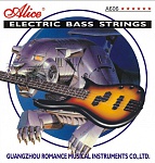 Фото:Alice A606(4)-M Комплект струн для бас-гитары, никель, 45-105