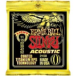 Фото:Ernie Ball P02158 Slinky Coated Light Комплект струн для акустической гитары, 11-52