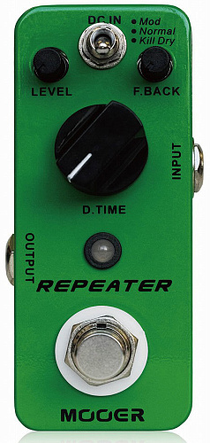 MOOER Repeater Педаль гитарная Delay (цифровая задержка)