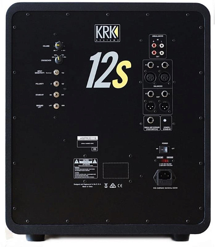 KRK 12S2 Активный студийный сабвуфер, 1х12', 220 Вт