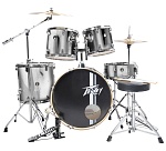 Фото:PEAVEY Peavey PV 5PC Drum Set - Silver Барабанная установка