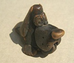 Фото:Керамика Щипановых SM03 Свистулька маленькая Собака, обварная
